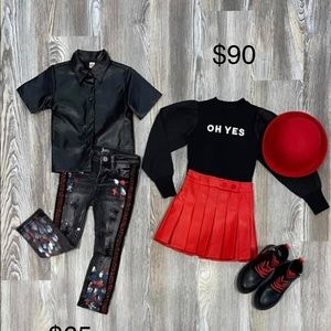 What a perfect brother sister collaboration👫🏽 Matching holiday casual wear!!